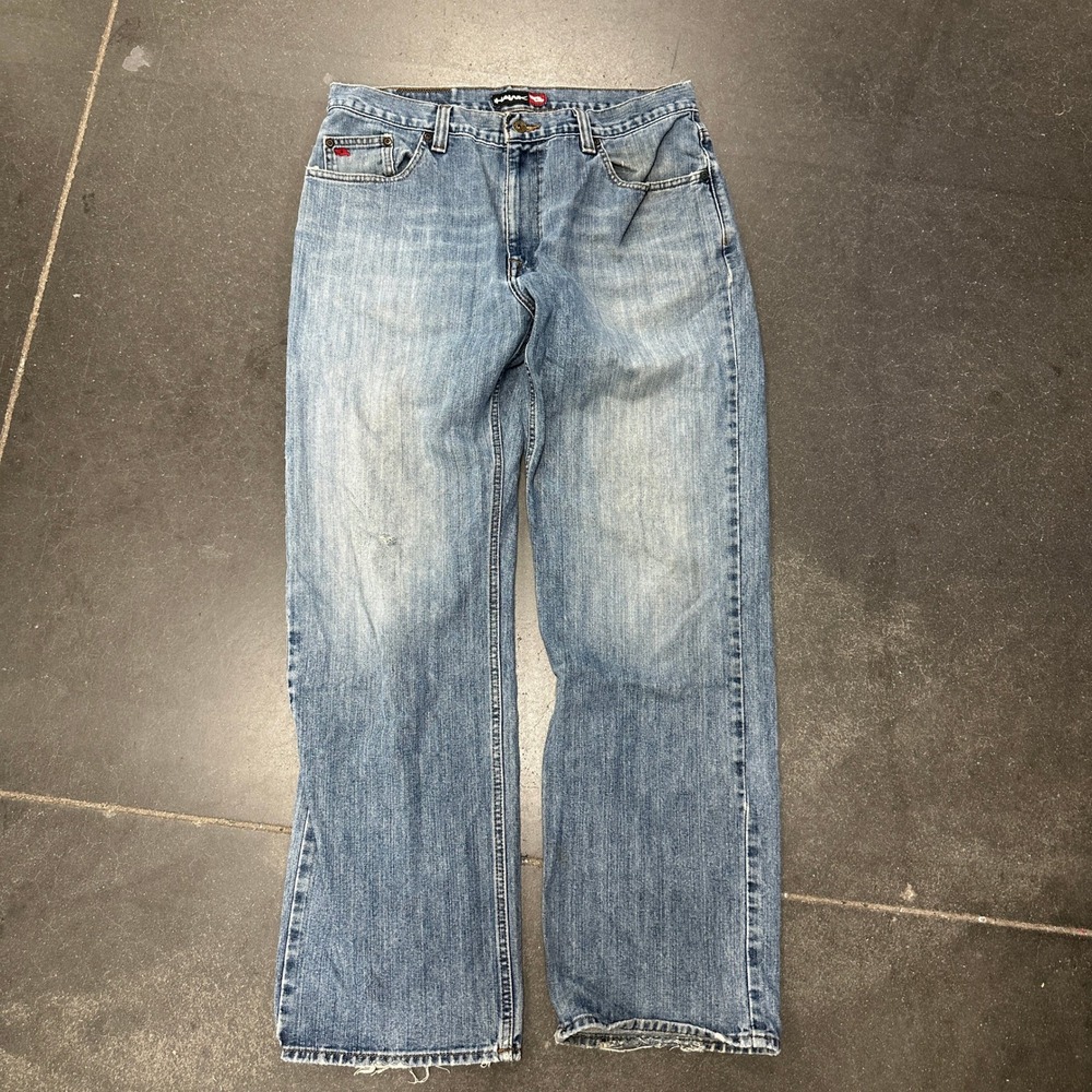 Vintage 90s Tony Hawk Mens Relaxed Straight Leg Light Wash Denim Jeans 34x32